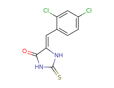 4-Imidazolidinone,5-[(2,4-dichlorophenyl)methylene]-2-thioxo-(6318-38-3)