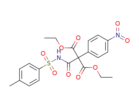 N-p-tolylsulfonyl-2,2-bis(ethoxycarbonyl)-2-(4-nitrophenyl)acetamide