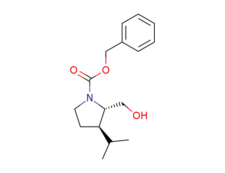 (2S,3R)-2-Hydroxymethyl-3-isopropyl-pyrrolidine-1-carboxylic acid benzyl ester