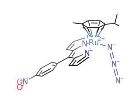 [(η6-p-cymene)Ru(N3)(5-(4-nitrophenyl)-dipyrromethene)]
