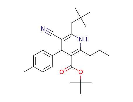 tert-butyl 5-cyano-4-(4-methylphenyl)-6-neopentyl-2-propyl-1,4-dihydropyridine-3-carboxylate