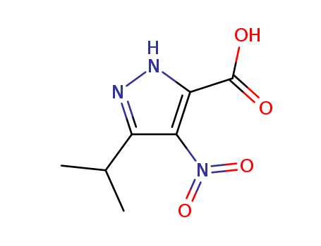1H-Pyrazole-3-carboxylic acid, 5-(1-methylethyl)-4-nitro-