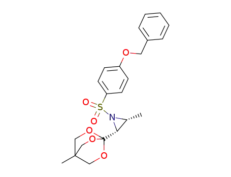 (2R,3R)-1-(4-Benzyloxy-benzenesulfonyl)-2-methyl-3-(4-methyl-2,6,7-trioxa-bicyclo[2.2.2]oct-1-yl)-aziridine