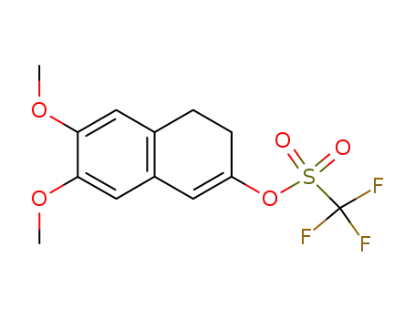 Methanesulfonic acid, trifluoro-,
3,4-dihydro-6,7-dimethoxy-2-naphthalenyl ester