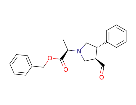 (R)-2-((3R,4S)-3-Formyl-4-phenyl-pyrrolidin-1-yl)-propionic acid benzyl ester