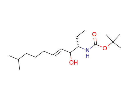 Carbamic acid, [(1S,3E)-1-ethyl-2-hydroxy-8-methyl-3-nonenyl]-,
1,1-dimethylethyl ester