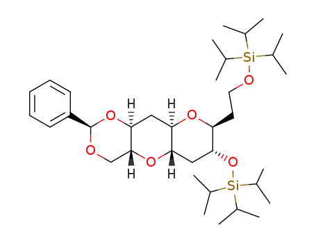 (2R,4aR,6R,7S,8aR,9aS,10aS)-2-Phenyl-6-triisopropylsilanyloxy-7-(2-triisopropylsilanyloxy-ethyl)-octahydro-1,3,8,10-tetraoxa-anthracene