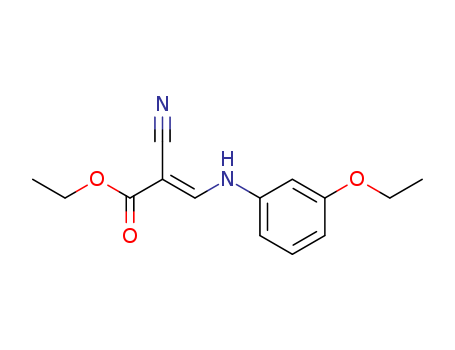 2-Cyano-3-[(3-ethoxyphenyl)amino]-2-propenoic Acid Ethyl Ester