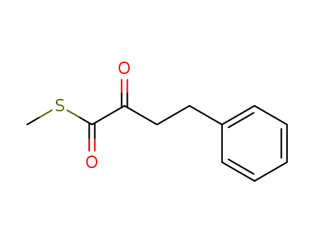 Molecular Structure of 61911-25-9 (Benzenebutanethioic acid, a-oxo-, S-methyl ester)