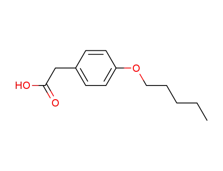 Molecular Structure of 55784-08-2 (2-[4-(PENTYLOXY)PHENYL]ACETIC ACID)