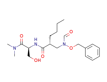 (R)-2-[(Benzyloxy-formyl-amino)-methyl]-hexanoic acid ((S)-1-dimethylcarbamoyl-2-hydroxy-ethyl)-amide