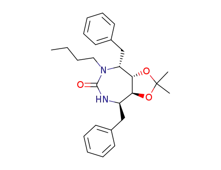 (3aS,4R,8R,8aS)-4,8-Dibenzyl-5-butyl-2,2-dimethyl-hexahydro-1,3-dioxa-5,7-diaza-azulen-6-one
