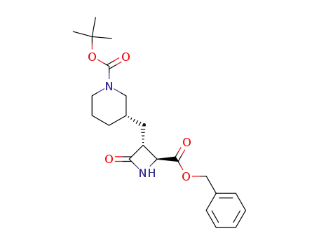 (S)-3-((2S,3R)-2-Benzyloxycarbonyl-4-oxo-azetidin-3-ylmethyl)-piperidine-1-carboxylic acid tert-butyl ester