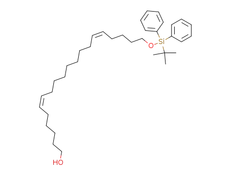 (6Z,15Z)-20-(tert-Butyl-diphenyl-silanyloxy)-icosa-6,15-dien-1-ol