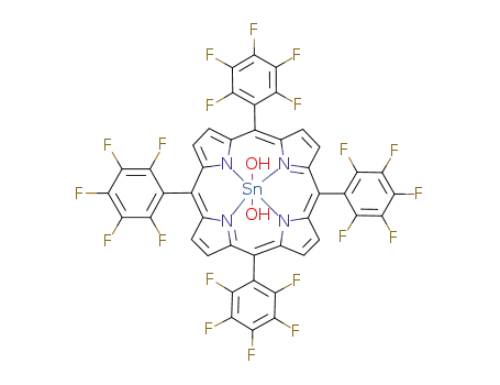 dihydroxo[5,10,15,20-tetrakis(pentafluorophenyl)porphyrinato]tin(IV)