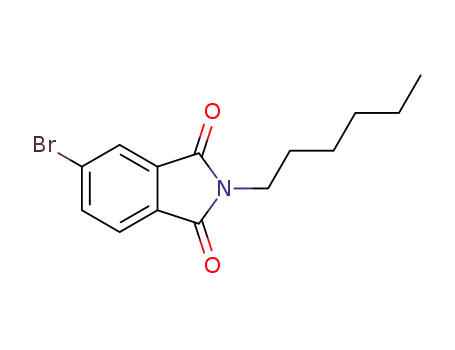 Molecular Structure of 299963-46-5 (5-bromo-2-hexylisoindoline-1,3-dione)