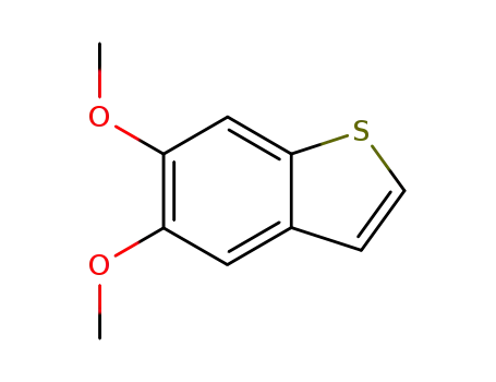 Molecular Structure of 91715-47-8 (Benzo[b]thiophene, 5,6-dimethoxy-)