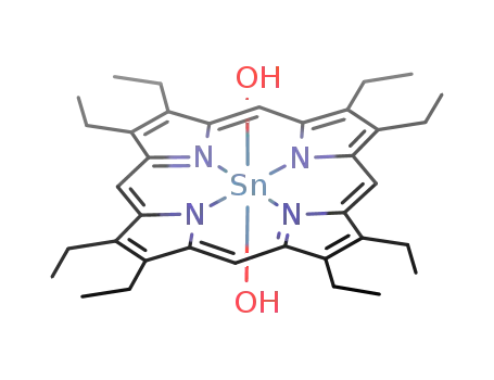 Molecular Structure of 29008-64-8 (trans-dihydroxo (2,3,6,7,12,13,16,17-octaethylporphyrinato)-tin(IV))