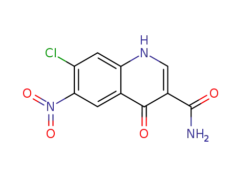 7-chloro-6-nitro-4-oxo-1,4-dihydro-quinoline-3-carboxylic acid amide