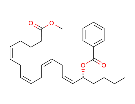 Benzoic acid (2Z,5Z,8Z,11Z)-(R)-1-butyl-15-methoxycarbonyl-pentadeca-2,5,8,11-tetraenyl ester