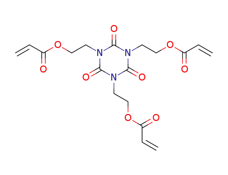 Molecular Structure of 40220-08-4 (ISOCYANURIC ACID TRIS(2-ACRYLOYLOXYETHYL) ESTER)