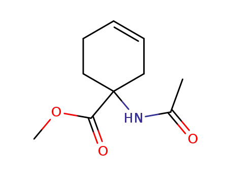 3-Cyclohexene-1-carboxylicacid,1-(acetylamino)-,methylester(9CI)