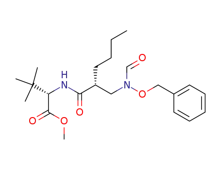 (S)-2-{(R)-2-[(Benzyloxy-formyl-amino)-methyl]-hexanoylamino}-3,3-dimethyl-butyric acid methyl ester