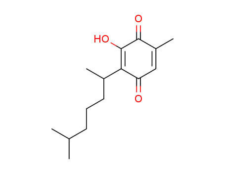 2-(1,5-ジメチルヘキシル)-3-ヒドロキシ-5-メチル-2,5-シクロヘキサジエン-1,4-ジオン