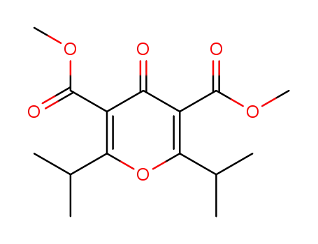 dimethyl 2,6-diisopropyl-4-oxo-2H-pyran-3,5-dicarboxylate