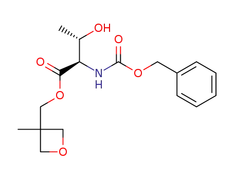 (2R,3S)-2-Benzyloxycarbonylamino-3-hydroxy-butyric acid 3-methyl-oxetan-3-ylmethyl ester