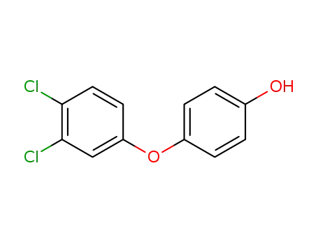 Molecular Structure of 40843-81-0 (Phenol, 4-(3,4-dichlorophenoxy)-)