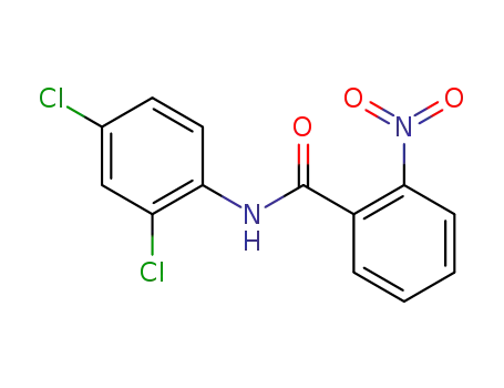 Molecular Structure of 34489-99-1 (N-(2,4-dichlorophenyl)-2-nitrobenzamide)