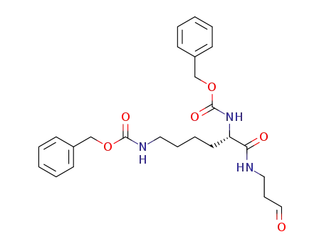 [(S)-5-Benzyloxycarbonylamino-5-(3-oxo-propylcarbamoyl)-pentyl]-carbamic acid benzyl ester