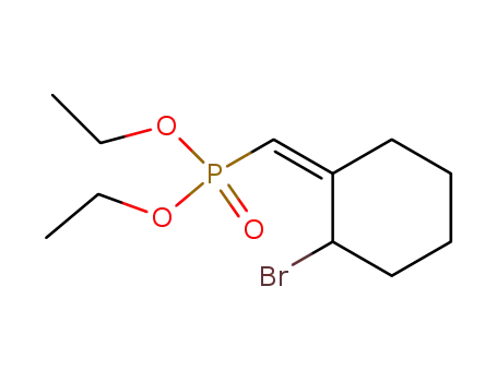[2-Bromo-cyclohex-(Z)-ylidenemethyl]-phosphonic acid diethyl ester