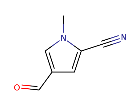 1H-Pyrrole-2-carbonitrile,4-formyl-1-methyl-(9CI)