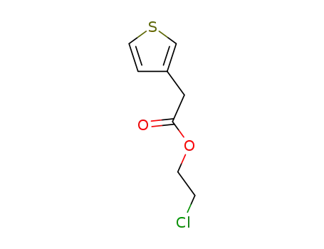 Molecular Structure of 477282-74-9 (thiophen-3-yl-acetic acid 2-chloro-ethyl ester)