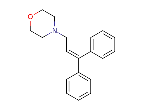Molecular Structure of 13150-58-8 (4-(3,3-diphenylallyl)morpholine)