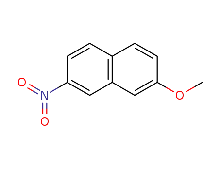 Molecular Structure of 31108-30-2 (2-METHOXY-7-NITRO NAPHTHALENE)