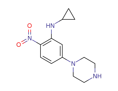 N-시클로프로필-N-(2-니트로-5-피페라진-1-일페닐)아민