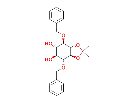 Molecular Structure of 173828-64-3 (5,6-O-(1-Methylethylidene)-1,4-bis-O-(phenylMethyl)-Myo-inositol)