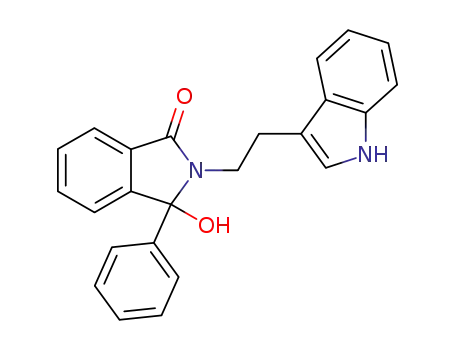 2,3-dihydro-3-hydroxy-2-<2-(indol-3-yl)ethyl>-3-phenylisoindol-1-one