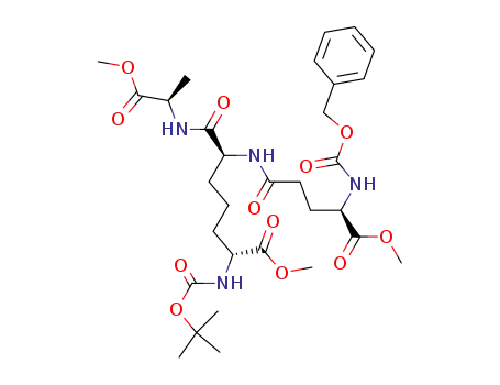 methyl [7-methyl (2S,6R)-N<sup>α</sup>-(N-benzyloxycarbonyl-D-isoglutamyl α-methyl ester)-N<sup>ε</sup>-(tert-butyloxycarbonyl)-2,6-diaminopimelyl]-D-alaninate