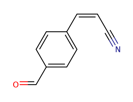 2-Propenenitrile, 3-(4-formylphenyl)-, (Z)- (9CI)