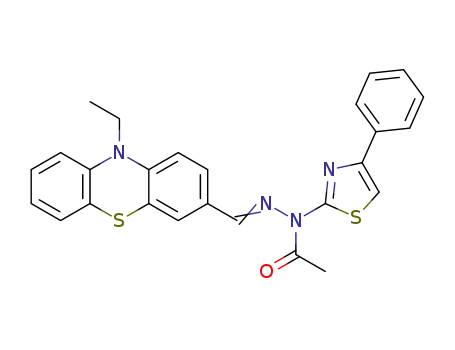 N'-((10-ethyl-10H-phenothiazin-3-yl)methylene)-N-(4-phenylthiazol-2-yl)acetohydrazide