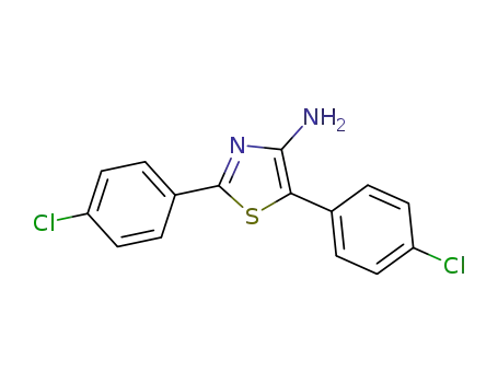 2,5-bis(4-chlorophenyl)-1,3-thiazol-4-amine