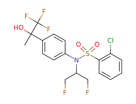 C<sub>18</sub>H<sub>17</sub>ClF<sub>5</sub>NO<sub>3</sub>S