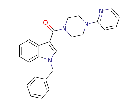 1-benzyl-3-[4-(pyridin-2-yl-1-piperazinyl)carbonyl]-1H-indole