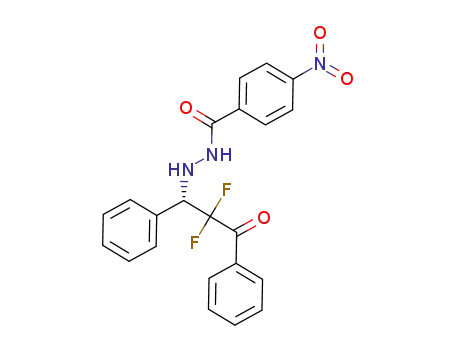 N-(2,2-difluoro-3-oxo-1,3-diphenylpropyl)-4-nitrobenzohydrazide