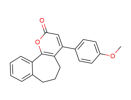4-(4-methoxyphenyl)-6,7-dihydrobenzo[6,7]cyclohepta[1,2-b]pyran-2(5H)-one