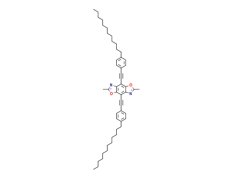 4,8-bis(4-dodecylphenylethynyl)-2,6-dimethylbenzo[1,2-d-4,5-d']bisoxazole